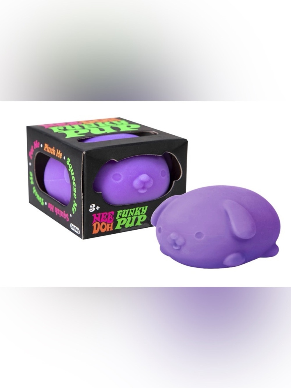 NeeDoh Funky Pup Purple – New Squishy Sensory Stress Toy